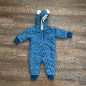 NEW Baby Gap Denim Onesie SZ 3-6m